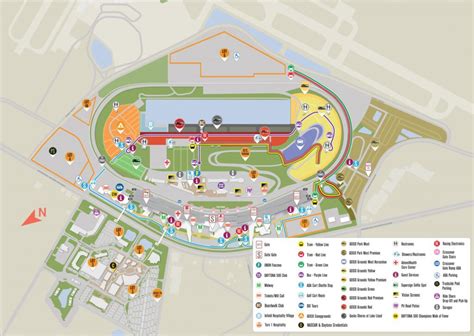 daytona 500 infield camping map